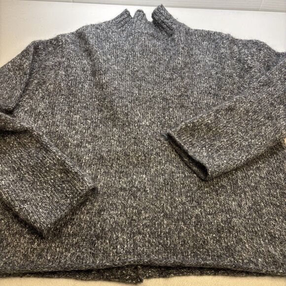 Vintage Eileen Fisher Wool Alpaca Mohair  Button-up Cardigan with Pockets SZ MP - Picture 6 of 15